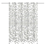 Eisl Douchegordijn Met Mozaïek 200X180X0,2 Cm Grijs