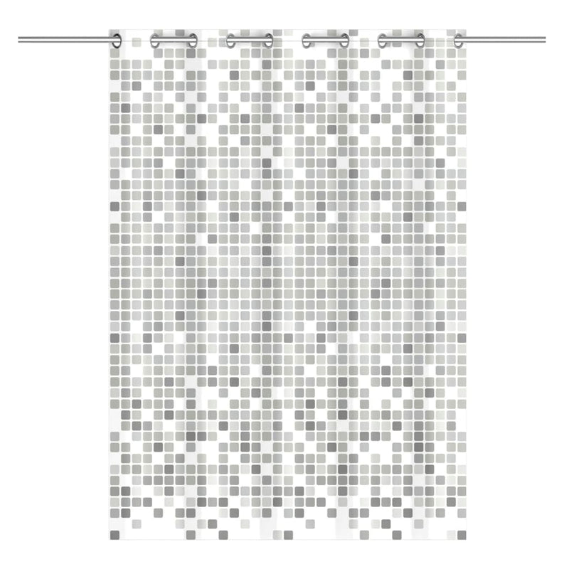 Eisl Douchegordijn Met Mozaïek 200X180X0,2 Cm Grijs