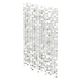 Eisl Douchegordijn Met Mozaïek 200X180X0,2 Cm Grijs