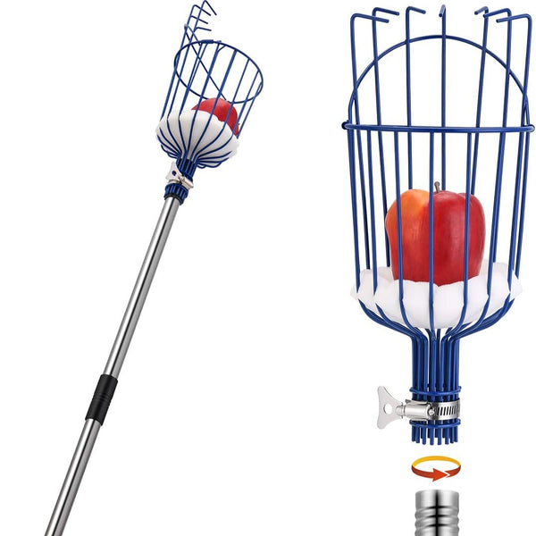 Fruitplukker met telescopische steel tot 4 meter - Fruitgrijper MaidMAX