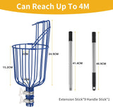 Fruitplukker met telescopische steel tot 4 meter - Fruitgrijper MaidMAX