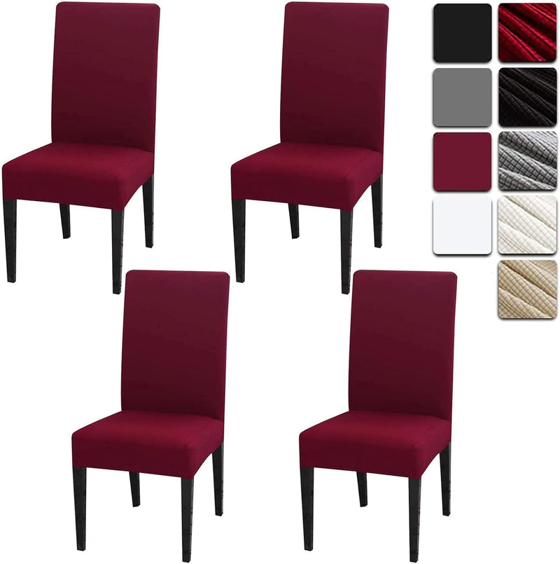Elastische Stoelhoezen – Bordeaux Dioxide