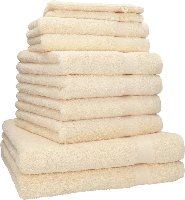 10-delige Premium Handdoekenset - Beige Betz