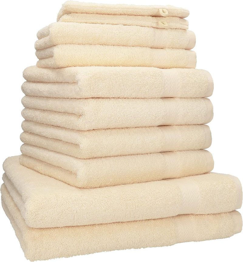 10-delige Premium Handdoekenset - Beige Betz