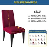 Elastische Stoelhoezen – Bordeaux Dioxide
