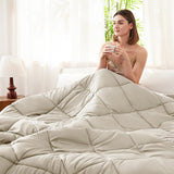 4 Seizoenen dekbed - all-seasons- quilt 300 gsm microvezel - Diverse maten - Beige, WAVVE