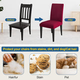 Elastische Stoelhoezen – Bordeaux Dioxide