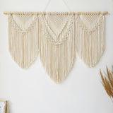 Model I Grote macramé wandhanger ter decoratie - Boho Geweven Wandkleed en Wanddecoratie - 110x82cm Hibisaws