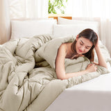 4 Seizoenen dekbed - all-seasons- quilt 300 gsm microvezel - Diverse maten - Beige, WAVVE
