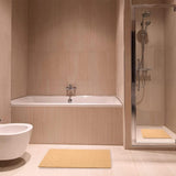 Douchemat antislip en wasbaar - Zachte comfortabele douchemat - schimmelwerend & sneldrogend - Diverse maten, Beige - Mavicen