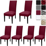 Elastische Stoelhoezen – Bordeaux Dioxide