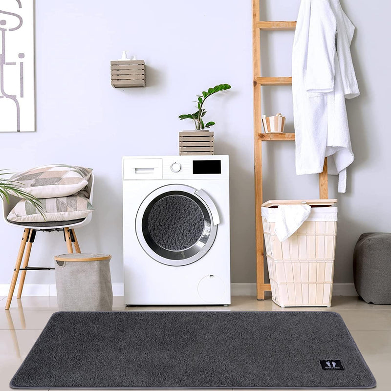 Antislip absorberende badmat - Diverse maten - Grijs, RTBQJ-AT