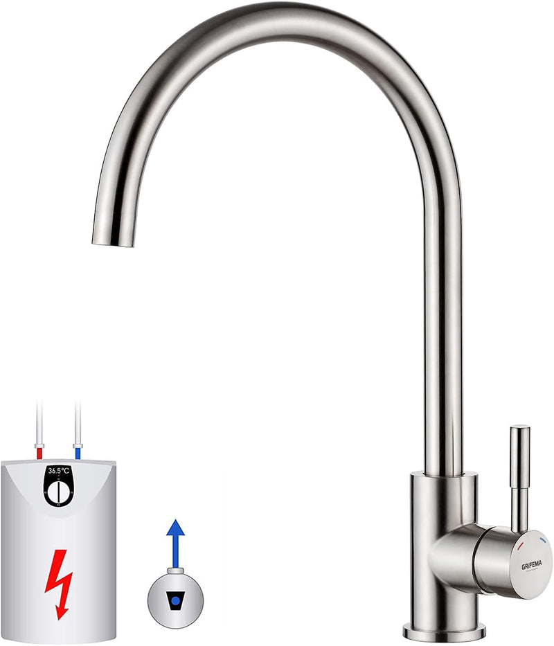 Lage druk keukenkraan - 360° Draaibaar keukenkraan GRIFEMA