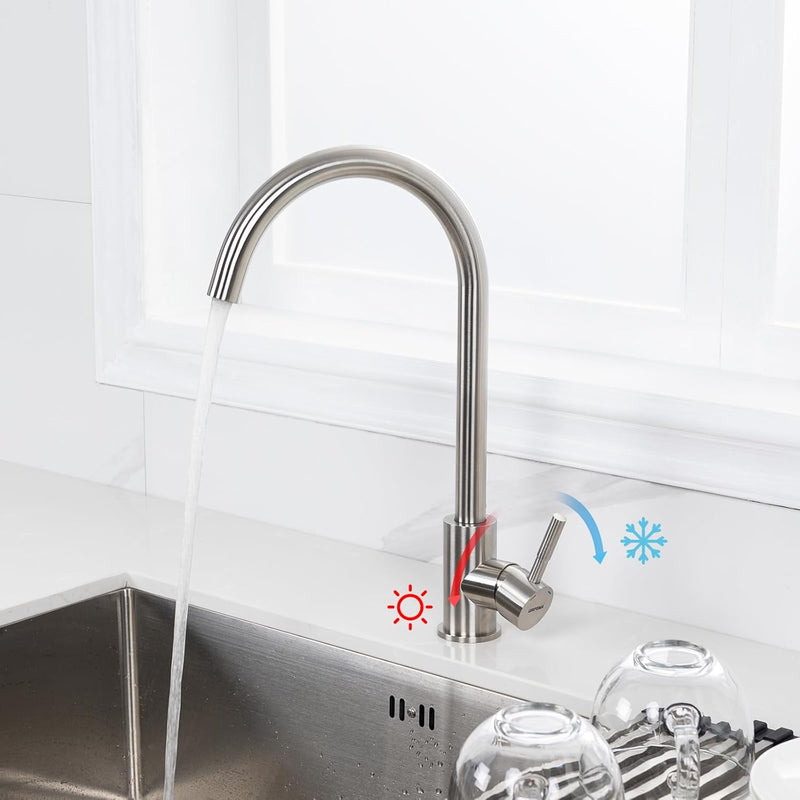 Lage druk keukenkraan - 360° Draaibaar keukenkraan GRIFEMA