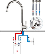 Lage druk keukenkraan - 360° Draaibaar keukenkraan GRIFEMA