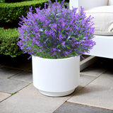 12 Bossen Paarse Lavendel - Fuchsia Weersbestendige Bosjes Kunstplanten als decoratie - Kinisty