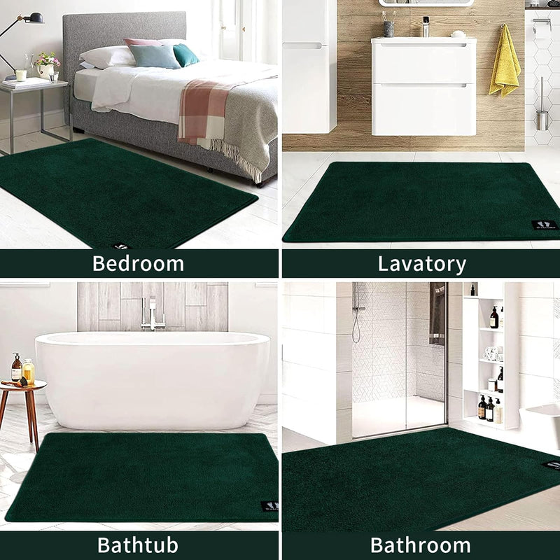 Antislip absorberende badmat - Diverse maten - Groen, RTBQJ-AT