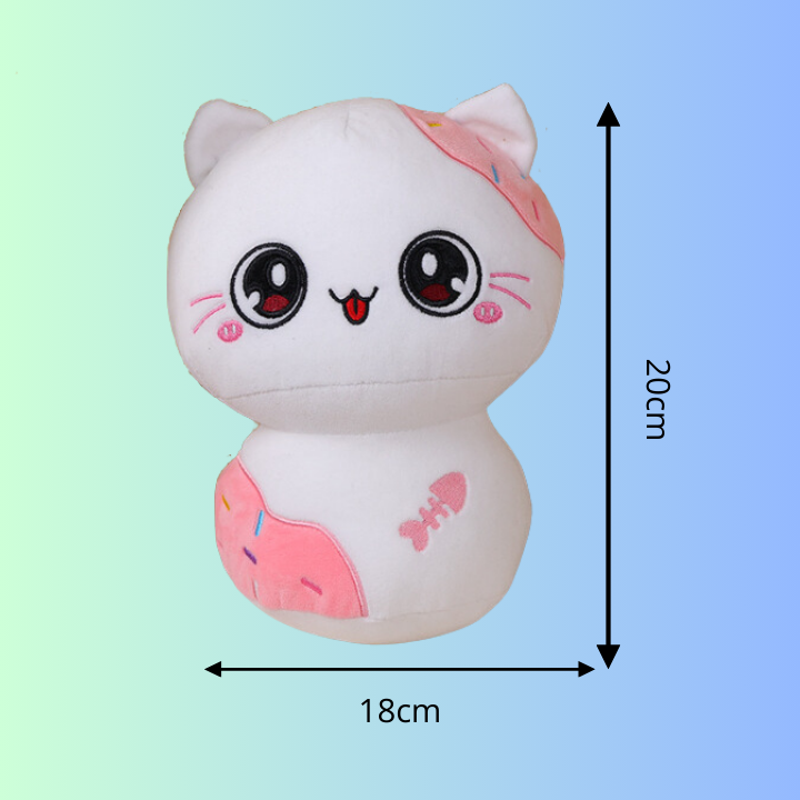 Frooneys Daisy - Kawaii Musheys plushie knuffel - Kat - 20cm