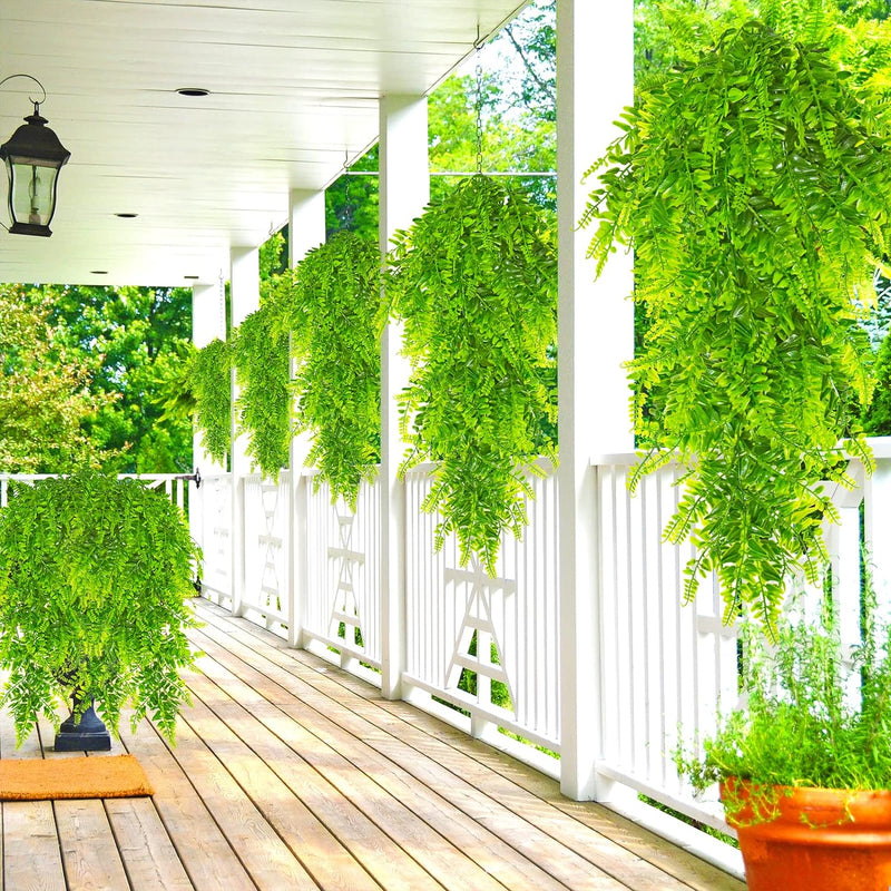 4 Hangvarens - UV- en Weersbestendige Kunstplanten als decoratie - Kinisty