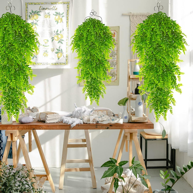4 Hangvarens - UV- en Weersbestendige Kunstplanten als decoratie - Kinisty
