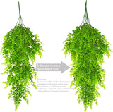 4 Hangvarens - UV- en Weersbestendige Kunstplanten als decoratie - Kinisty
