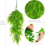 4 Hangvarens - UV- en Weersbestendige Kunstplanten als decoratie - Kinisty