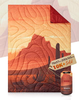 KingCamp Waterdichte lichtgewicht campingdeken - opvouwbare reisdeken voor outdoor, 199 x 145 - Gobi