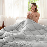 4 Seizoenen dekbed - all-seasons- quilt 300 gsm microvezel - Diverse maten - Grijs, WAVVE
