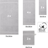10-delige Premium Handdoekenset - Grijs Betz