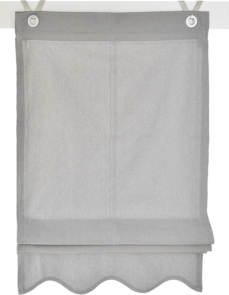 Vouwgordijn 45/60/80/100/120x140cm - Grijs - Kutti