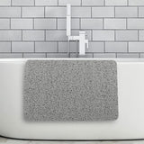 Douchemat antislip en wasbaar - Zachte comfortabele douchemat - schimmelwerend & sneldrogend - Diverse maten, Grijs - Mavicen