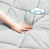 4 Seizoenen dekbed - all-seasons- quilt 300 gsm microvezel - Diverse maten - Grijs, WAVVE