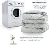 4 Seizoenen dekbed - all-seasons- quilt 300 gsm microvezel - Diverse maten - Grijs, WAVVE