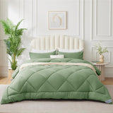 4 Seizoenen dekbed - all-seasons- quilt 300 gsm microvezel - Diverse maten - Groen, WAVVE