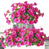 4 Bundels Roze kunstbloemen - weerbestendig en UV-bestendig - Ochtendgloren ROLLWAY
