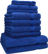 10-delige Premium Handdoekenset - Navy Betz