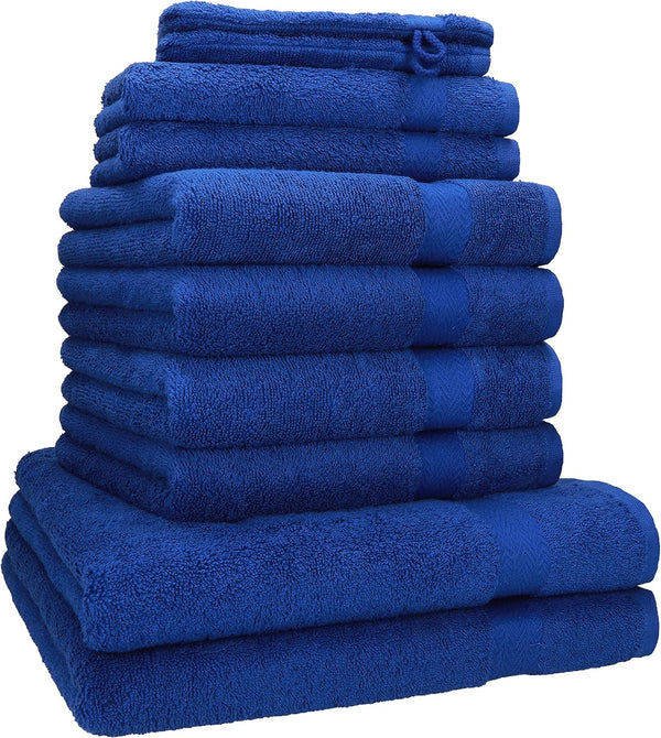10-delige Premium Handdoekenset - Navy Betz