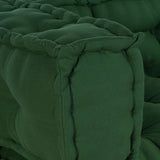 Pallet Sofa Kussen Met Arm- En Rugsteun - Groene Stof