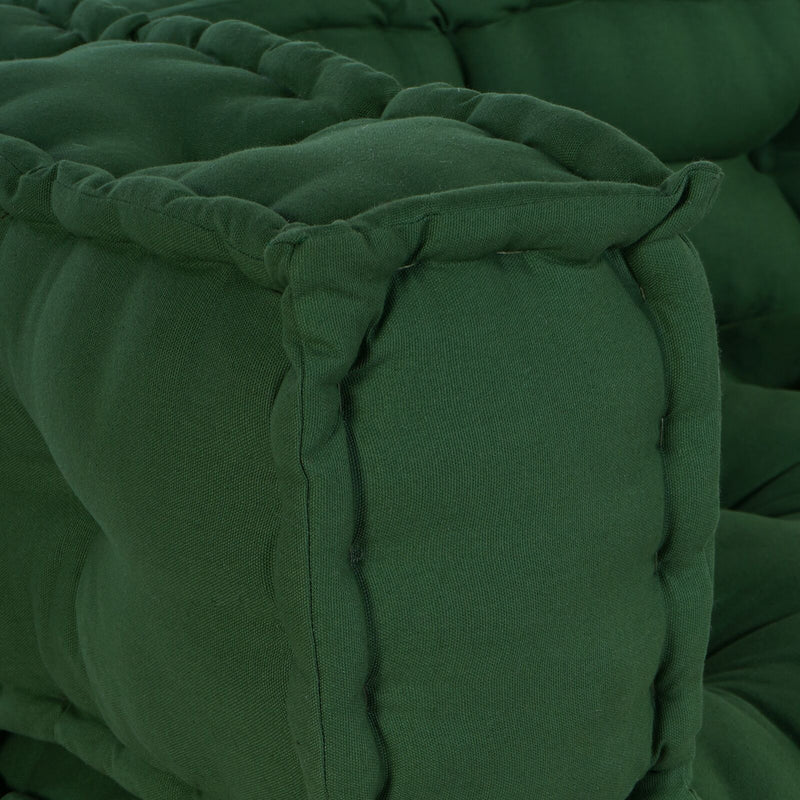 Pallet Sofa Kussen Met Arm- En Rugsteun - Groene Stof