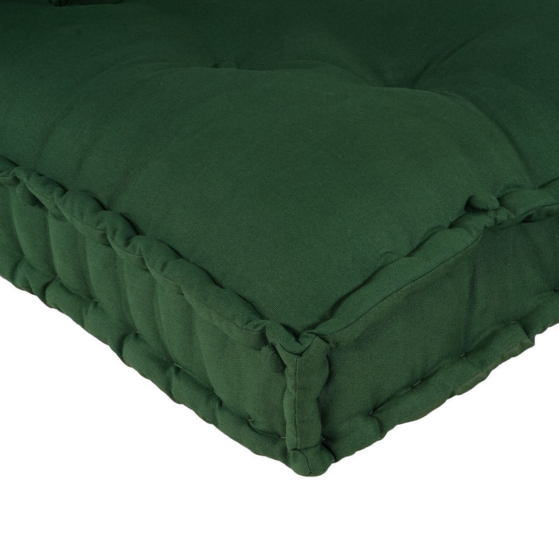 Pallet Sofa Kussen Met Arm- En Rugsteun - Groene Stof