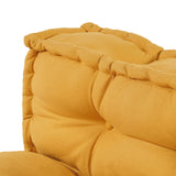 Palletsofa Kussen Met Rugleuning Geel Stof