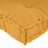 Palletsofa Kussen Met Arm- En Rugsteun Geel Stof