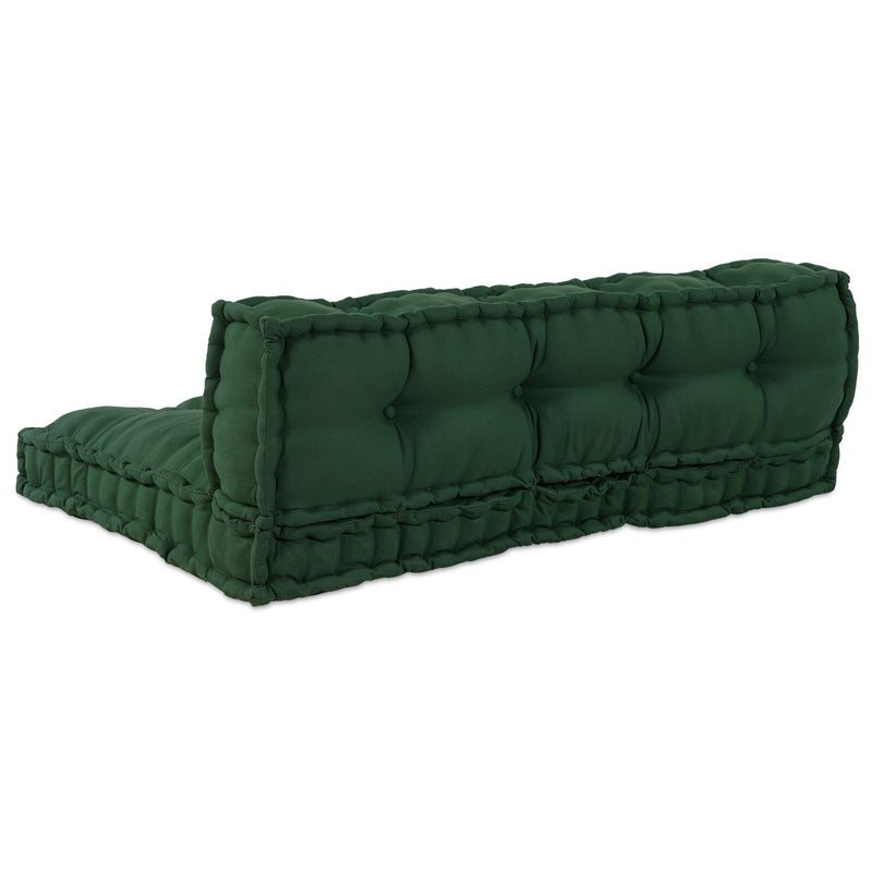 Palletssofa Kussen Met Rugleuning Groene Stof