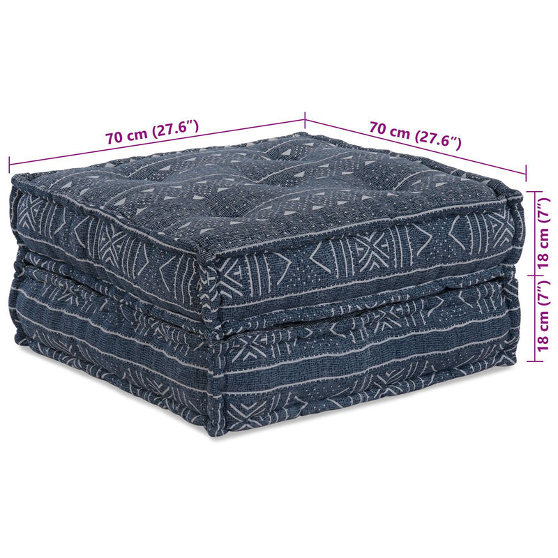 Modulaire Poef Indigo 70X70X36 Stof