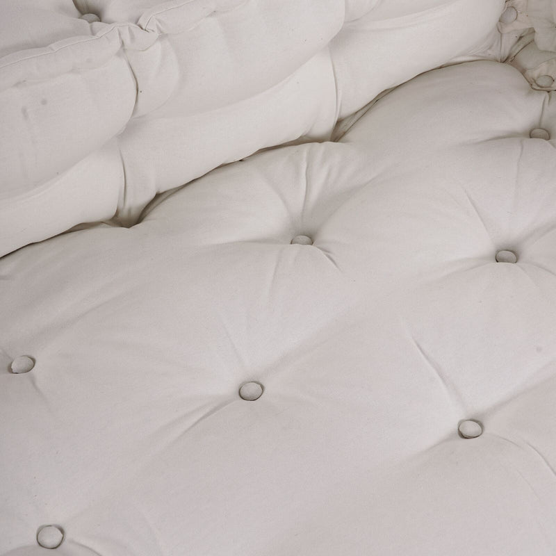 Pallet Sofa Kussen Met Arm- En Rugsteun Crème Stof