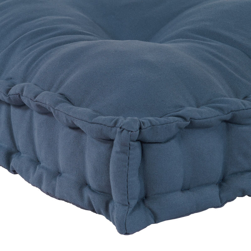 Pallet Sofa Kussen Blauw Stof