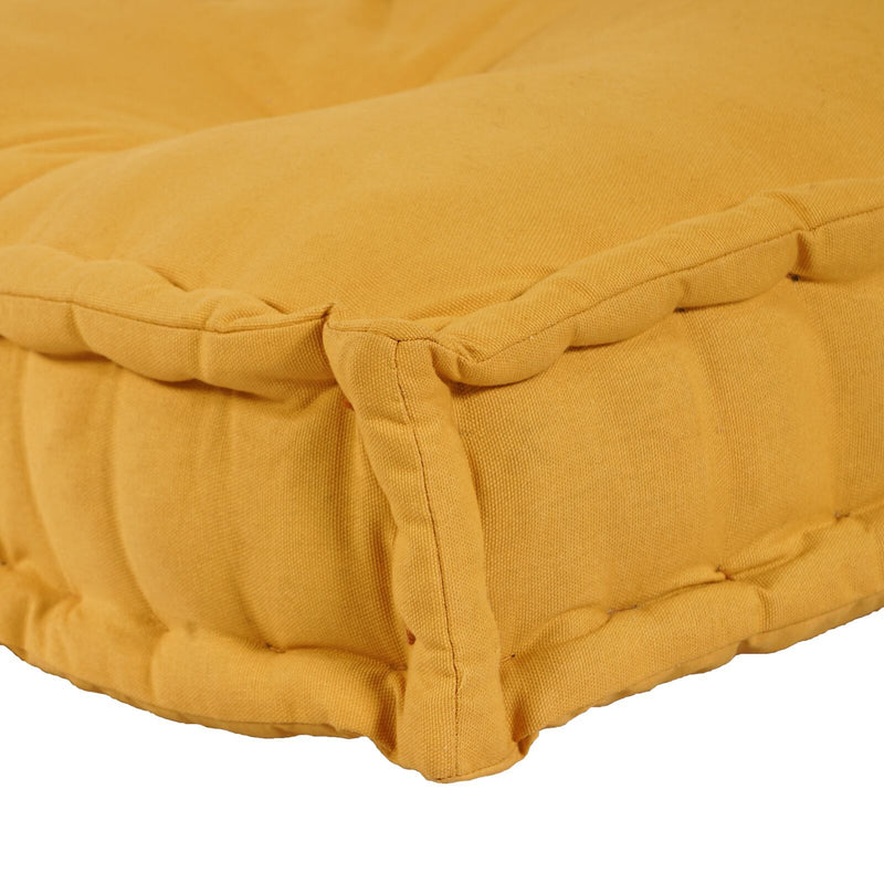Palletsofa Kussen Met Rugleuning Geel Stof