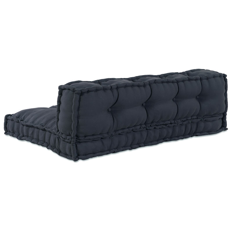 Pallet Sofa Kussen Met Rugleuning - Anthraciet Tafstof