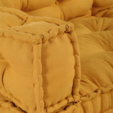 Palletsofa Kussen Met Arm- En Rugsteun Geel Stof
