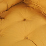 Palletsofa Kussen Met Arm- En Rugsteun Geel Stof